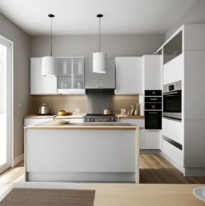 Moderne keuken met kookeiland